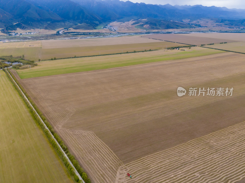 平原农业种植航拍图