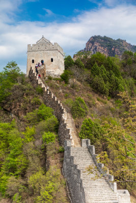 天津蓟县黄崖关长城景区自然风光