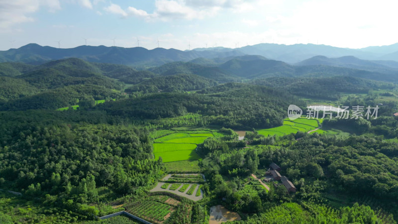 航拍湖北随州西游记公园4A景区