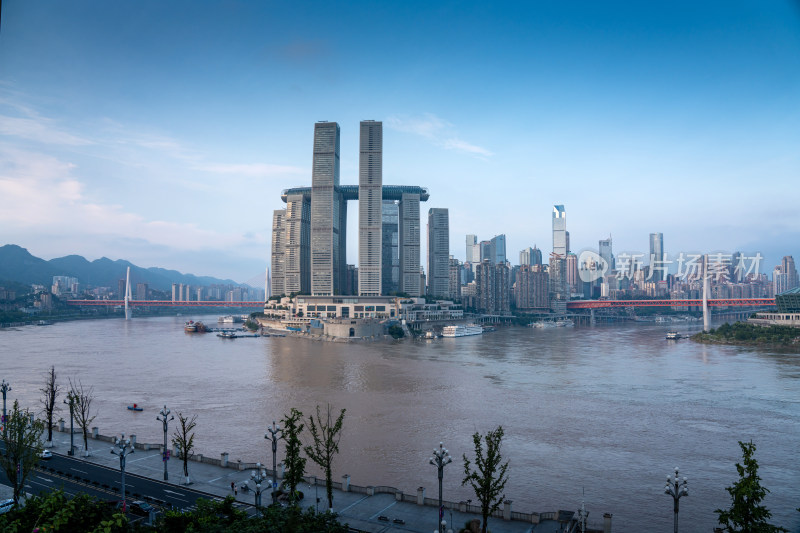 重庆朝天门来福士风景