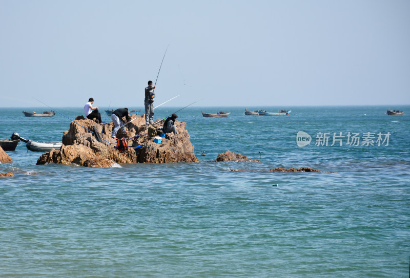 夏天大连海边风景