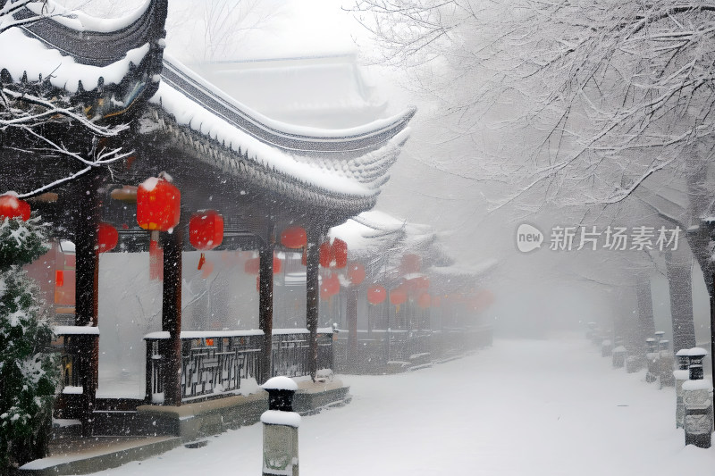 冬天背景大寒雪景壁纸