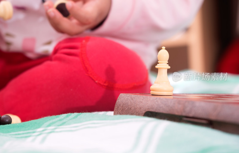 棋盘上的一个国际象棋棋子