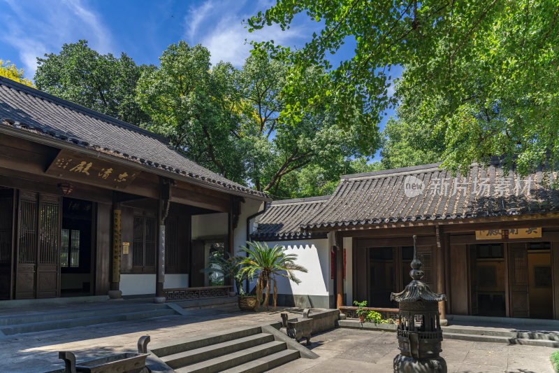 杭州吴山景区伍公庙风景