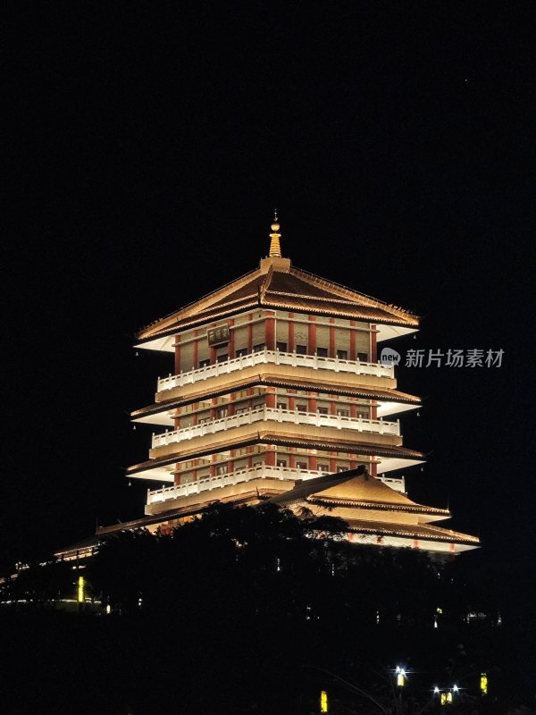 庙街夜景