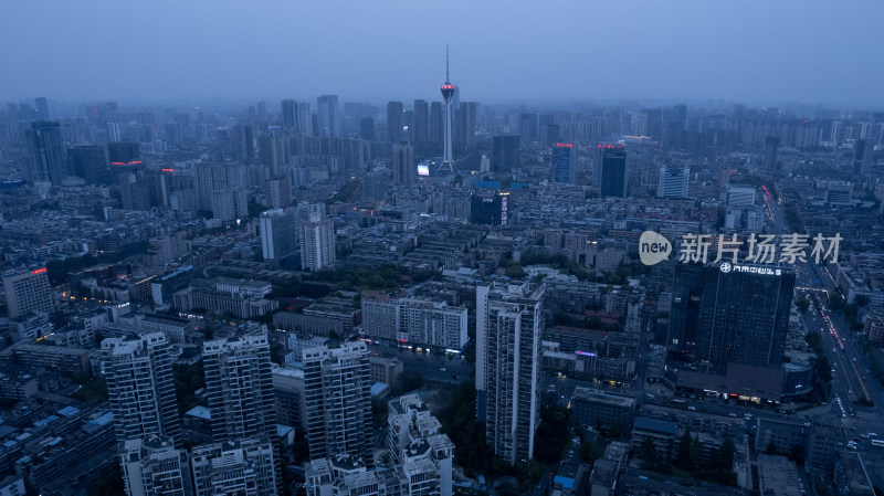 成都夜景航拍