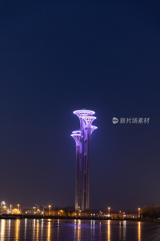 北京奥林匹克塔夜景