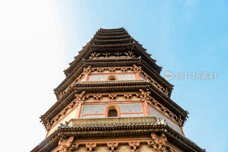 石家庄正定古城天宁寺寺庙