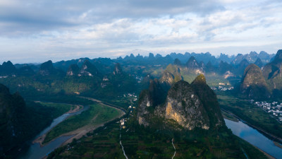 广西 桂林山水 漓江风光 下龙风光