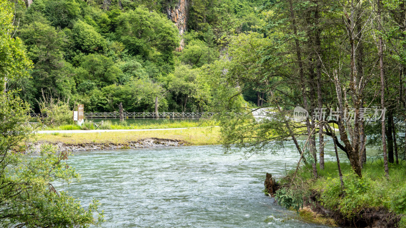 四川阿坝理县毕棚沟景区风景综合