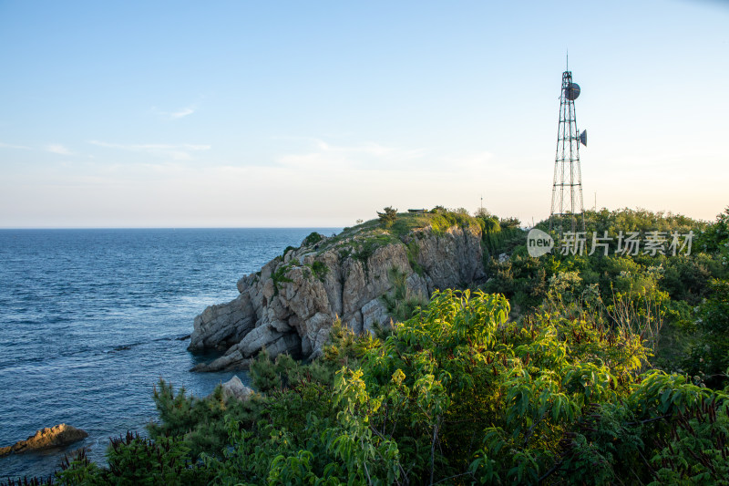 辽宁大连琥珀湾夏日海岸风光