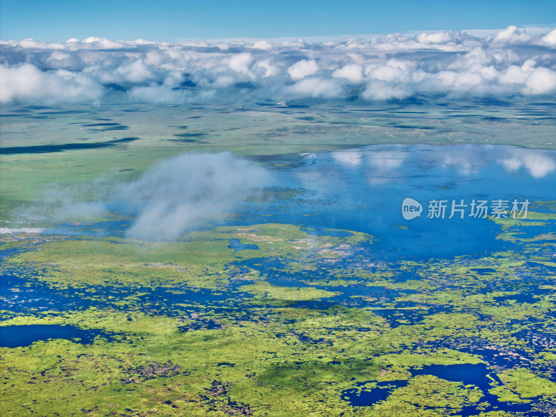 甘肃尕海湖美景