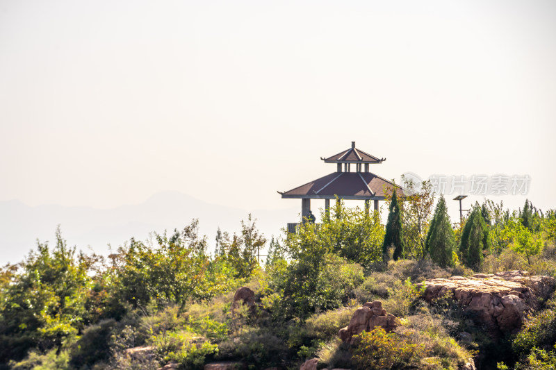 中国河南省伏羲山红石林景区