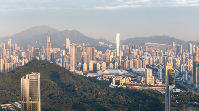 深圳罗湖中心区建筑群