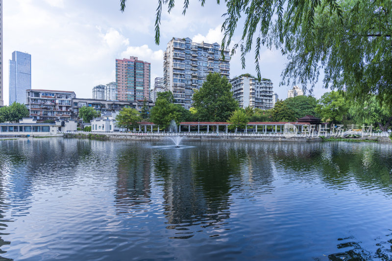 武汉江岸区小南湖公园风景