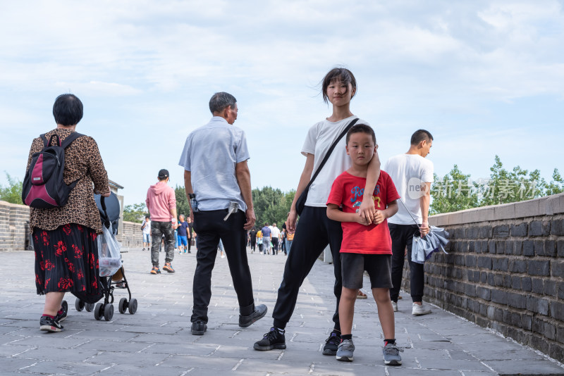 河北山海关老龙头明长城自然建筑景点景观