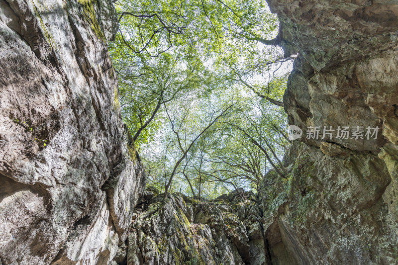 武汉江夏区白云洞景区风景