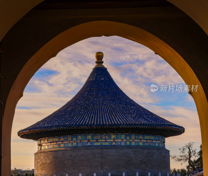 晨曦中的天坛圜丘