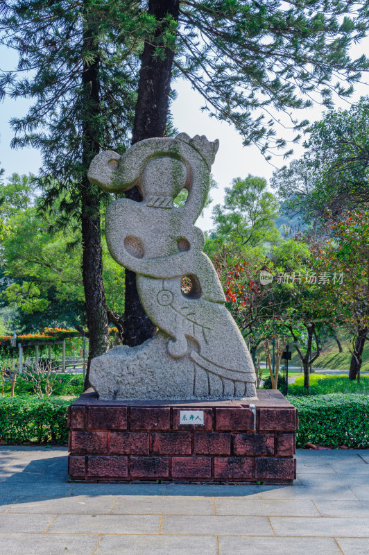 广州雕塑公园古城辉煌景点传统雕塑