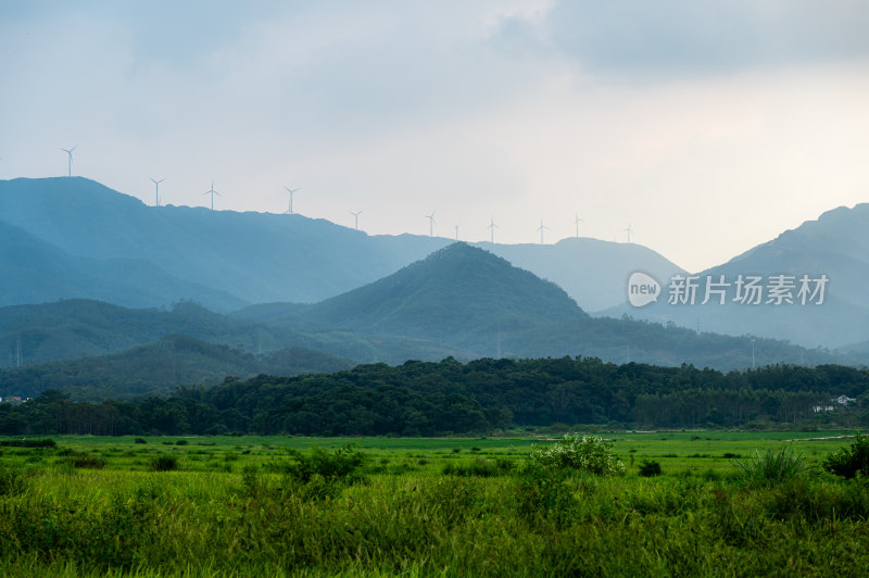 高山田野景观