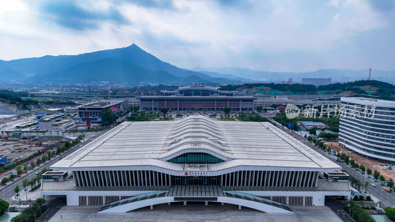 福建莆田国际会展中心航拍图