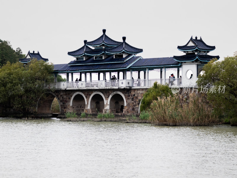 无锡鼋头渚太湖仙岛建筑