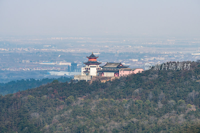 江苏镇江句容茅山风景区秋冬景观