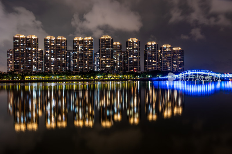 厦门五缘湾公园夜景