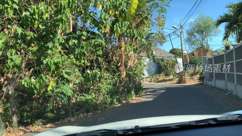 印尼巴厘岛道路街景