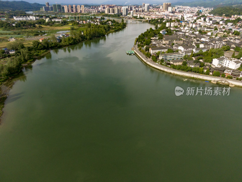 湖南黔阳古城4A景区航拍