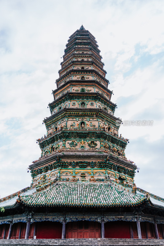 临汾广胜寺飞虹塔