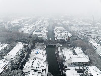 南京夫子庙雪景