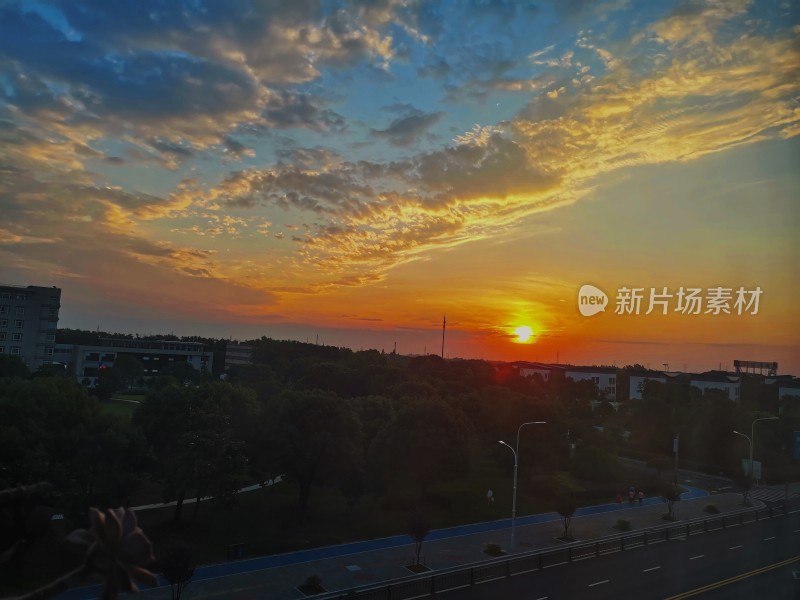日落晚霞