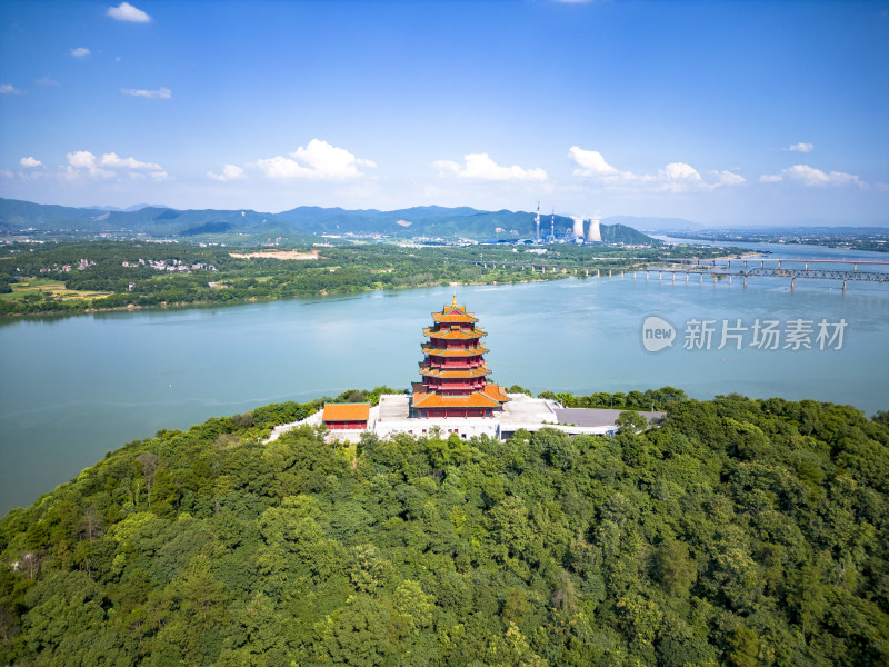 江西吉安神岗山望阁