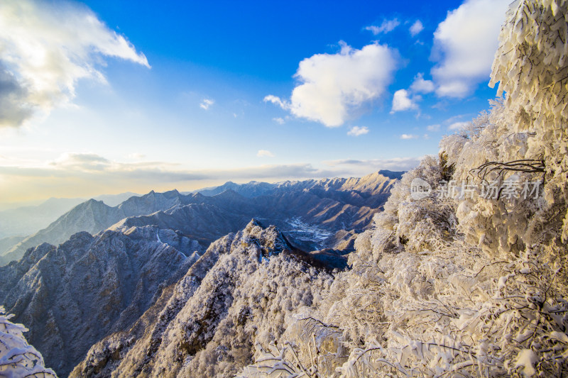 长城雪景