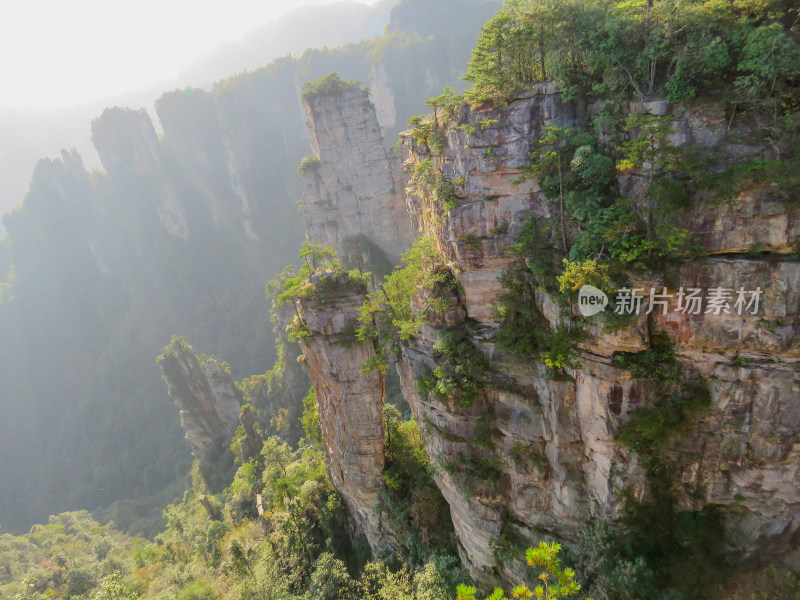 中国湖南张家界国家森林公园旅游风光