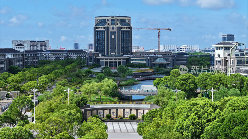 航拍临港大学城 临港新片区 上海海洋大学