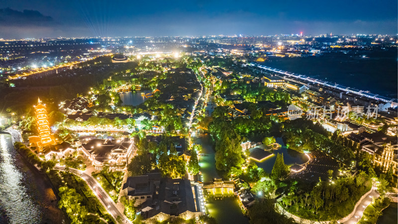 乌镇景区夜景