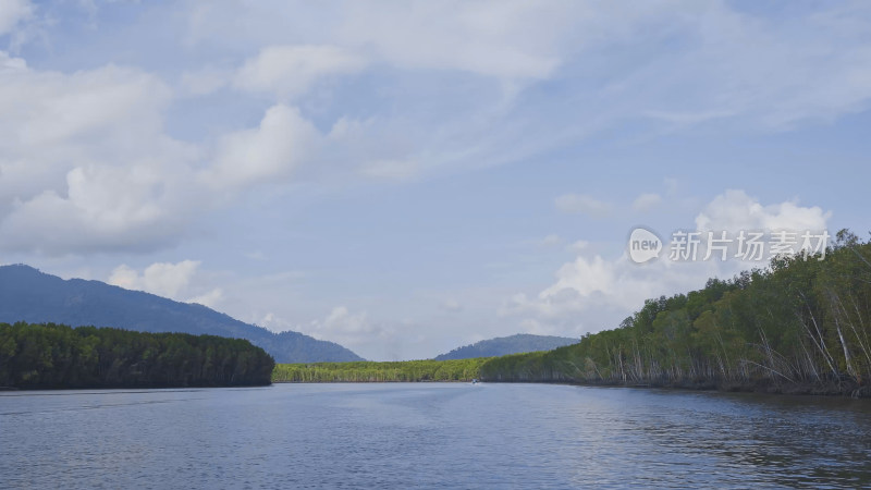 兰卡威国家海洋公园红树林海洋高山地貌