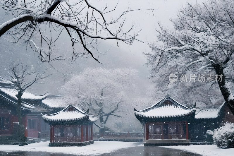 冬天背景大寒雪景壁纸