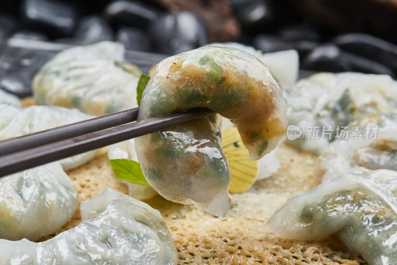 三鲜（鸡蛋 韭菜 虾仁）水晶蒸饺
