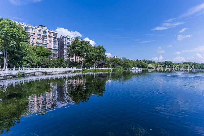 武汉武昌区紫阳公园风景