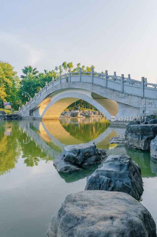 柳州马鹿山公园的拱桥