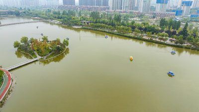 湿地 湖泊 雁鸣湖湿地公园