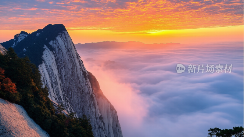 陕西华山美景