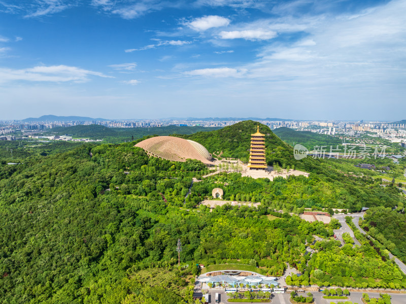 南京牛首山文化旅游区日景风光