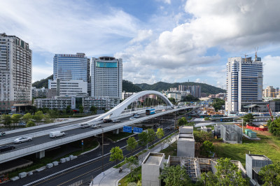 深圳市华富路黄木岗立交桥