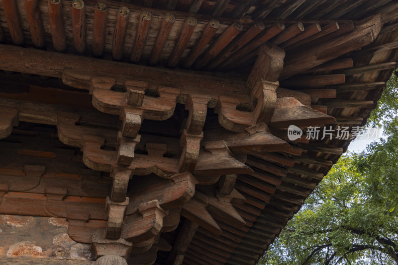 山西五代十国古建筑镇国寺