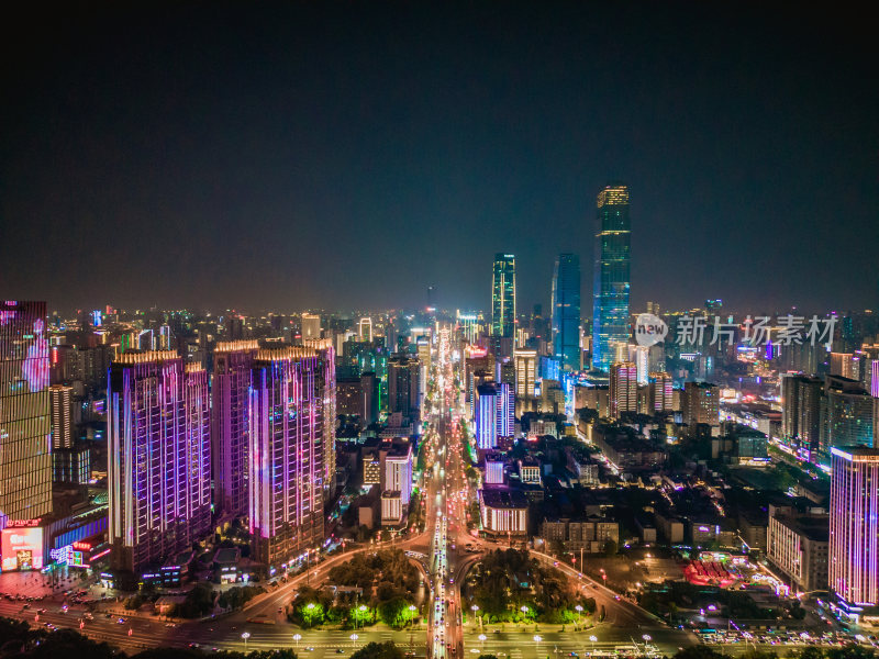 湖南长沙城市夜景