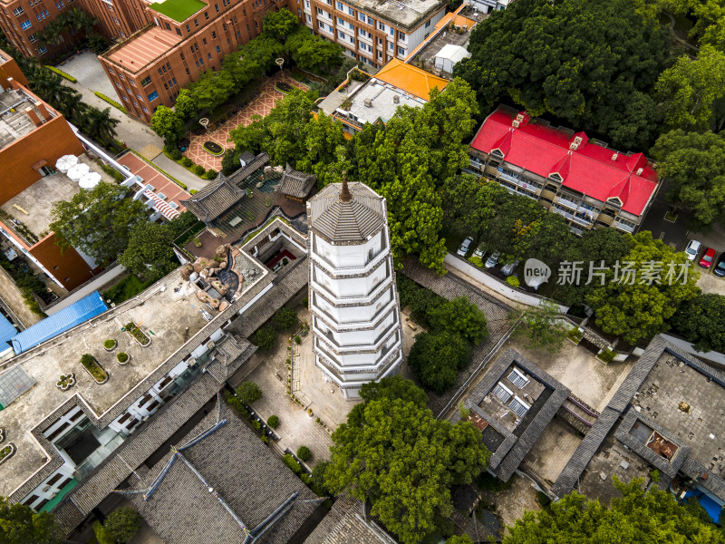 福建福州城市风光地标建筑航拍